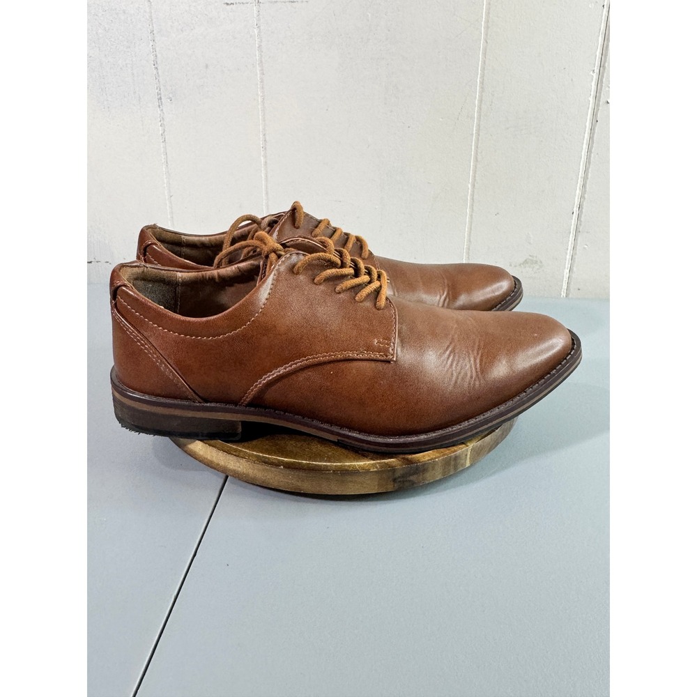Goodfellow & Co Derby Shoes Men 7 Brown  Lace Up Faux Leather Classic Business